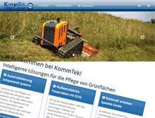 Tablet Screenshot of kommtek.de